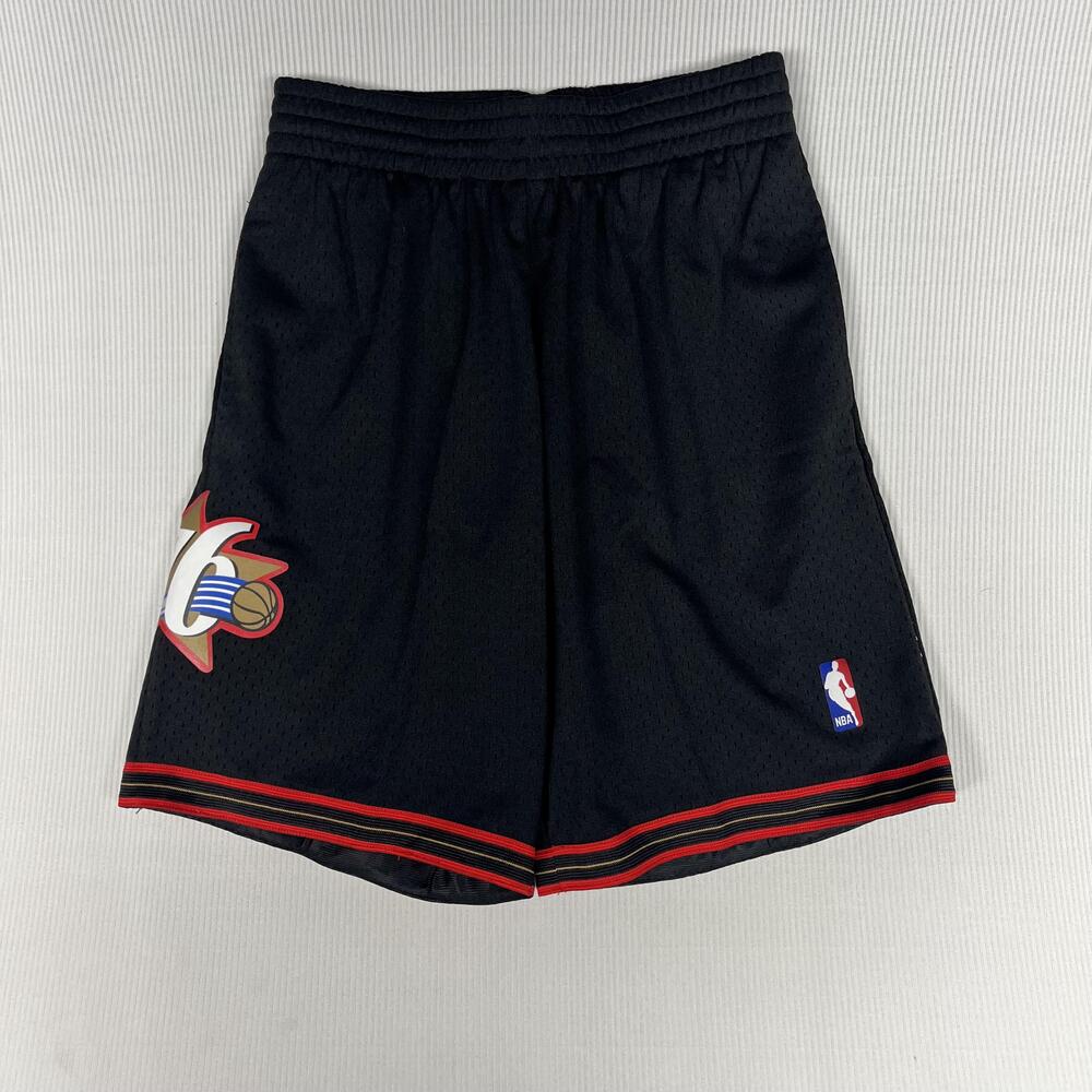 Philadelphia 76ers Shorts Mens Small NBA Basketball Mitchell & Ness Swingman